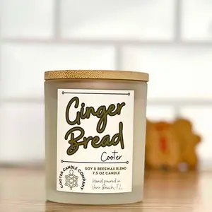 Ginger Bread Cooter Candle- Gingerbread scented candle