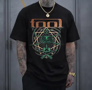 Tool Lateralus Band T-Shirt Menswear Top Heavy Cotton Unisex Oversize Alternative Metal Progressive Rock Band Vintage 90s Graphic Streetwear Tour Style Cotton Tee for Men and Women Fans