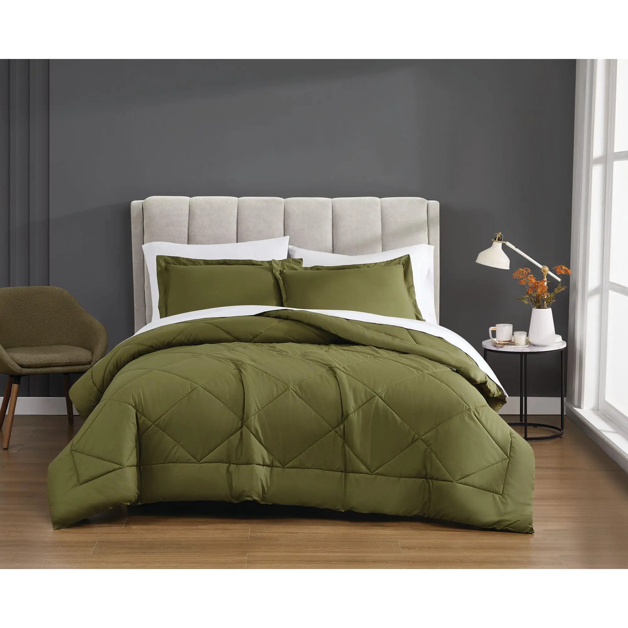 Cannon Solid Percale Twin/Twin XL 2-Piece Comforter Set
