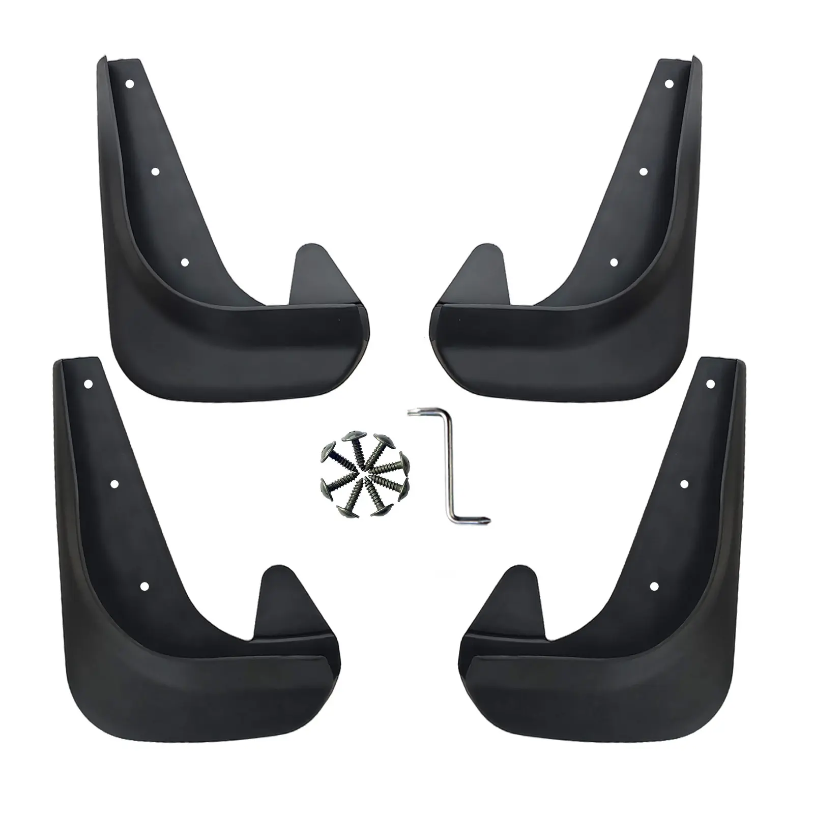 4PCS Universal Car Mud Flaps Splash Guards for Front or Rear Auto Accessories