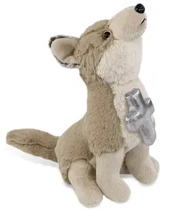 PLUSH CROSS - SUPER-SOFT PLUSH - HOWLING WOLF 8.5"