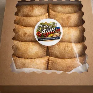 Taste Of Ayiti Mini Haitian Pâté Kòdé Box – 10 Count