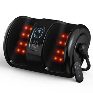 Shiatsu Foot and Calf Massager with Heat – 3 Vibration Speeds and 3 Modes, 3D Deep Kneading & Rolling, Electric Foot Massager with Remote, Machine-Washable Cover, Gift for Men/Women/Birthday outdoorfun Ab Twisting Waist Portable