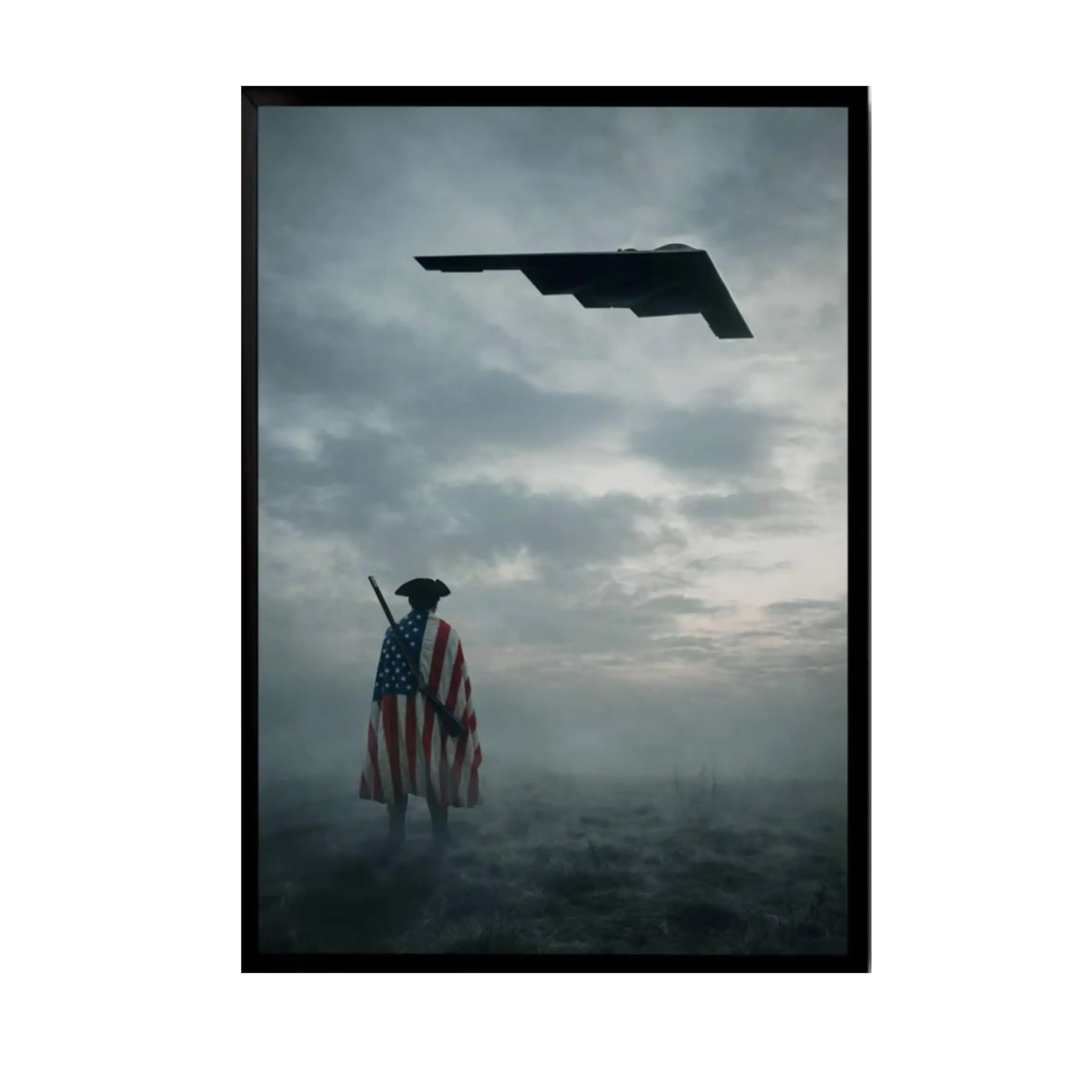 America 250th Anniversary Poster, Freedom B2 Wall Art, Freedom Airpower Wall Art, USA 250th Birthday Poster