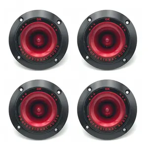 2/4Pcs 3 Inch Piezoelectric Tweeter Audio Speaker Treble Ceramic Piezo Loudspeaker for Hi-Fi System Car Audio