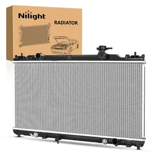 Nilight Aluminum Core Engine Cooling Radiator - Complete Unit for Toyota Camry 2002-2006, Solara 2004-2008 L4 2.4L with Transmission Oil Cooler, Leak Tested, Precision Folded, Replace# 164000H200, TO3010256