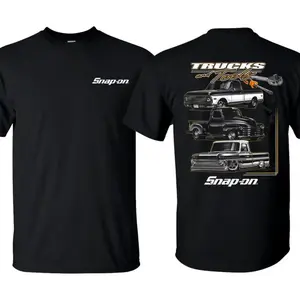 Trucks and tools T-Shirt, Snap-on T-Shirt, Hardworking Job Shirt for Men, Top Menswear. Casual Biker，Car Enthusiast Merchandise: Unisex T-Shirt