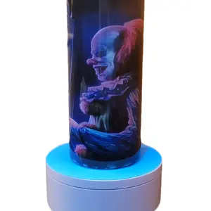 Pennywise 20 oz tumbler it Portable Cup Bottle Drinkware Drink Lid Stylish Water Bottles halloween scary moviea