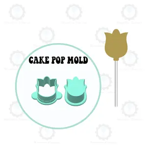 Tulip Cake Pop Mold | Deluxe Cutter, Popper