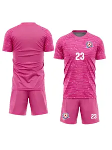 Professional-level football uniform - Wavy design quick-drying jersey and shorts set, breathable and durable football training uniform set for adults and teenagers, competition team uniforms for children and adults, Athletic Training Apparel