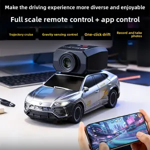 Mini RC Camera Car, HD Video Transmission with Path Cruise, Smartphone Controlled Vehicle, Educational STEM Toy Gift for Boys Girls Age 10-15 light ambient