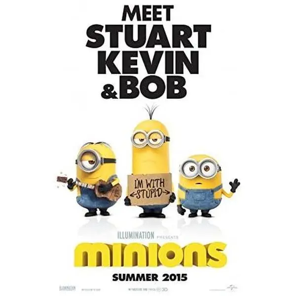MINIONS - D/S 27"X40" Original Movie Poster One Sheet 2015 Animation