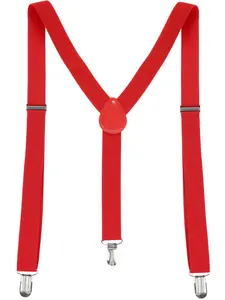 INSPIRE CHIC Women's Suspenders Metal Clips Adjustable Elastic Band Y Shaped Suspender