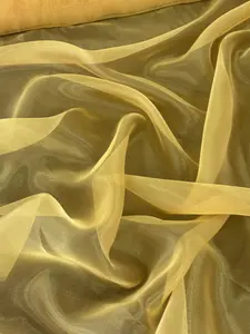 Gold Crystal Organza