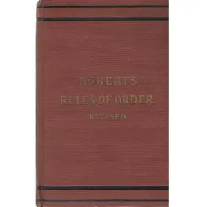 USED Book - Robert's Rules of order, revised by General Henry M. Robert (Hardcover) - unknown