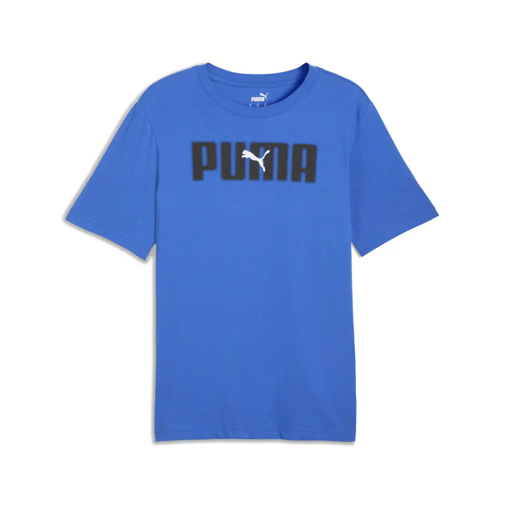 PUMA Mens Essentials Logo Lab Crew Neck Short Sleeve Casual Tops Casual - Blue