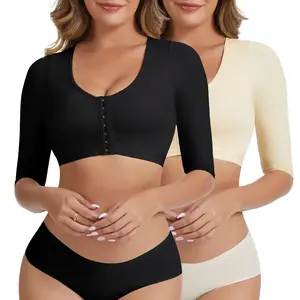 Arm Shaper for Women Post Surgery Arm Compression Sleeves Arm Fajas Front Closure Shapewear Bras Womenswear Underwear