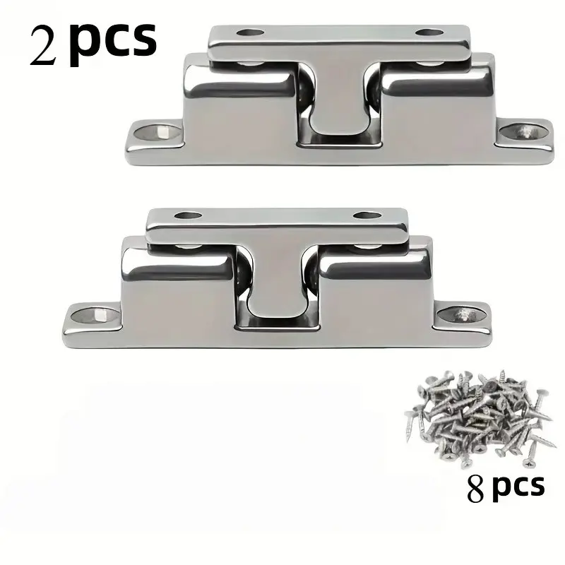 10-Piece Magnetic Door Latch Set, Includes 2 Magnets & 8 Screws, Zinc Alloy Material, Durable, Strong Adhesion, Ideal for Bedroom, Bathroom, Closet