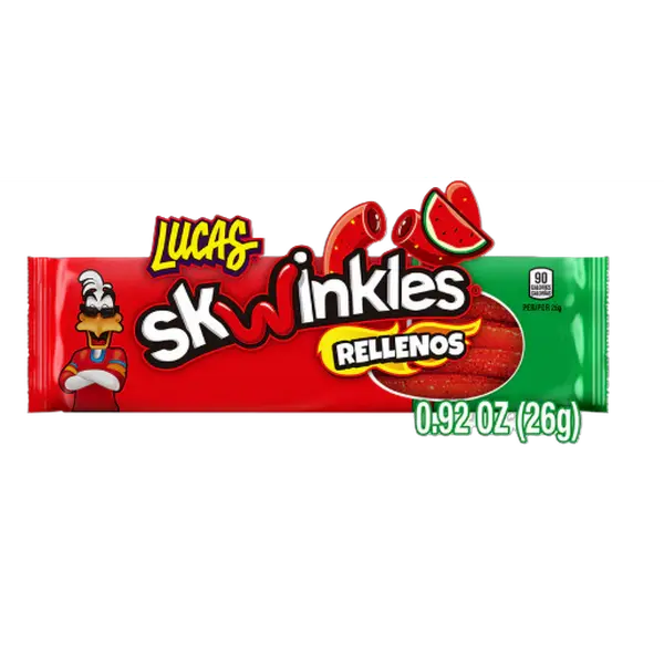 Lucas Skwinkles Rellenos Watermelon Candy