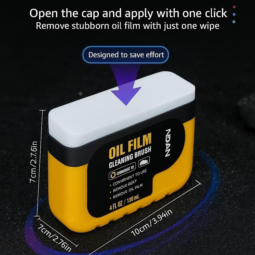 NUAN Quick Oil Film Remover! Car Glass Wipes – Effortlessly Clean Grease for Safer Rainy Driving-NUAN