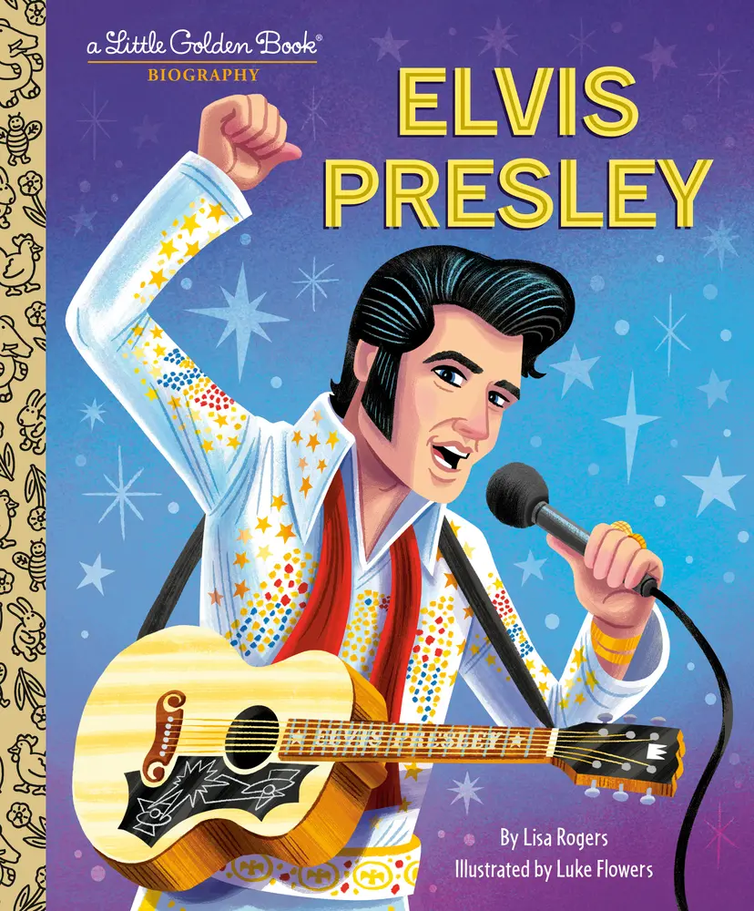 USED Book - Elvis Presley: A Little Golden Book Biography by Rogers, Lisa Jean (Hardcover) - english