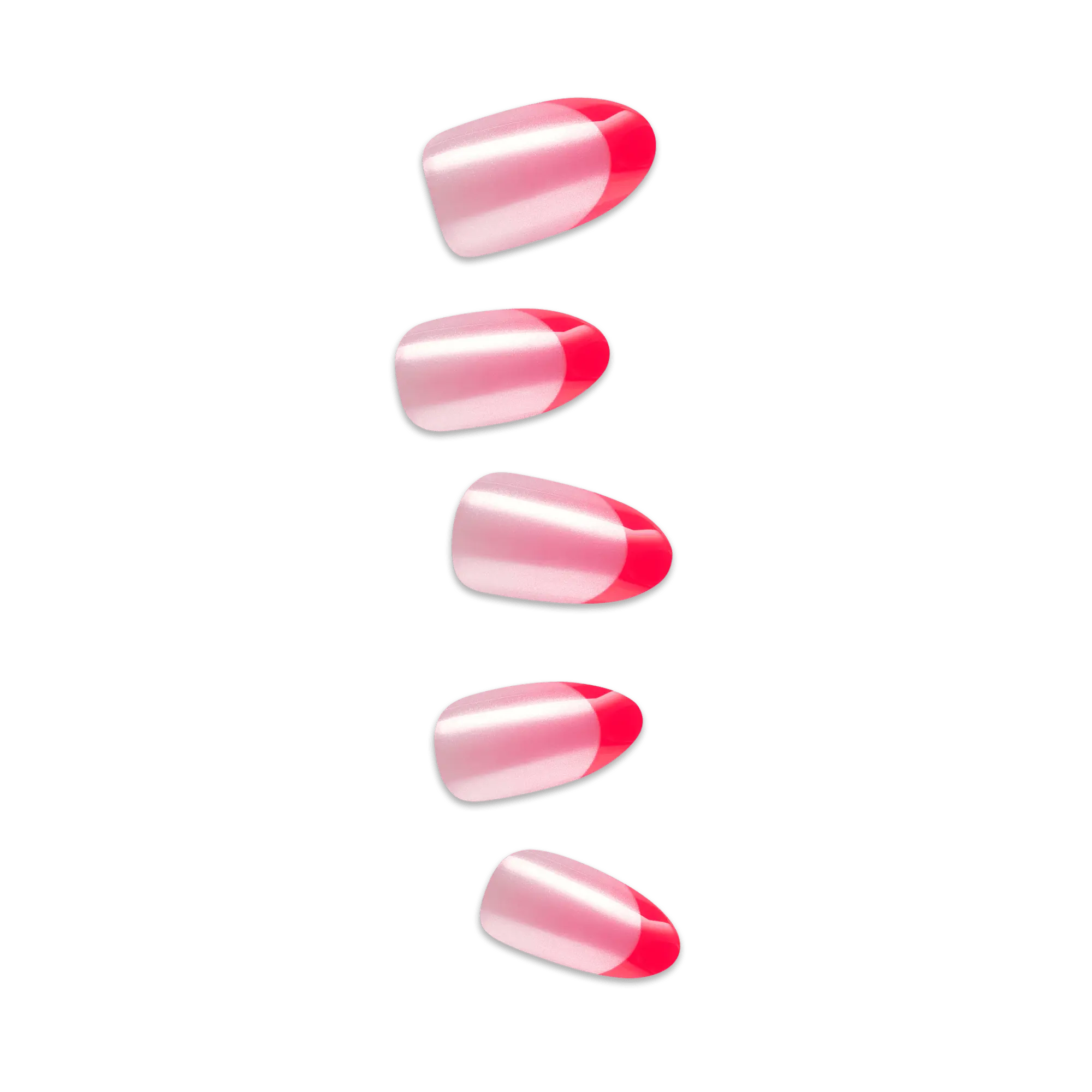 Impress Design No Glue Fake Press On Nails - My Daydreams | French Tips, Pink, Medium, Almond, Manicure Impress Design No Glue Fake Press On Nails - My Daydreams | French Tips, Pink, Medium, Almond, Manicure