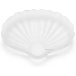 Natural Selenite Seashell 2.75" Large Selenite Quartz Seashell Healing Stone Carved Ornaments for Cleansing Protection Reiki Spiritual Healing Home Decor