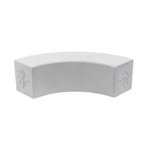 Monument Series Concrete Quarter Arc "Banana" Loaf Obstacle - 6.5" Long, 2" Tall - "Sterling Gray" Colorway