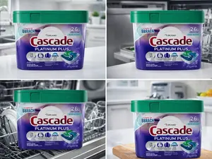 Cascade Platinum Plus-26 action pacs , Mountain Scent ,Power of bleach 417g(14.7 oz)