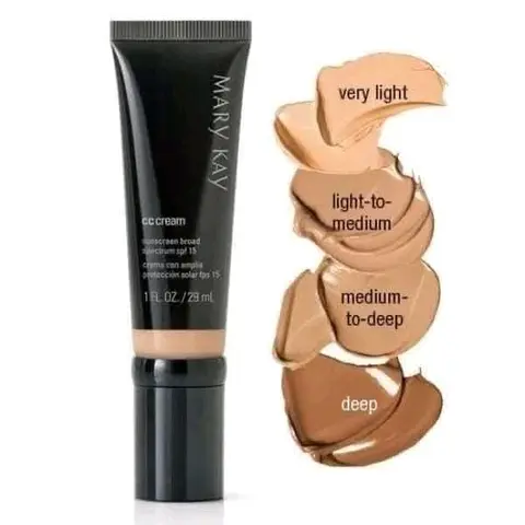 Mary Kay CC Cream - 29ml Broad SPF15 Sun Protection, Hydrating, Nourishing, Fragrance-Free, Lightweight Buildable Light Coverage, Blendable Color Correcting Normal Skin Makeup, Flawless Dewy Finish