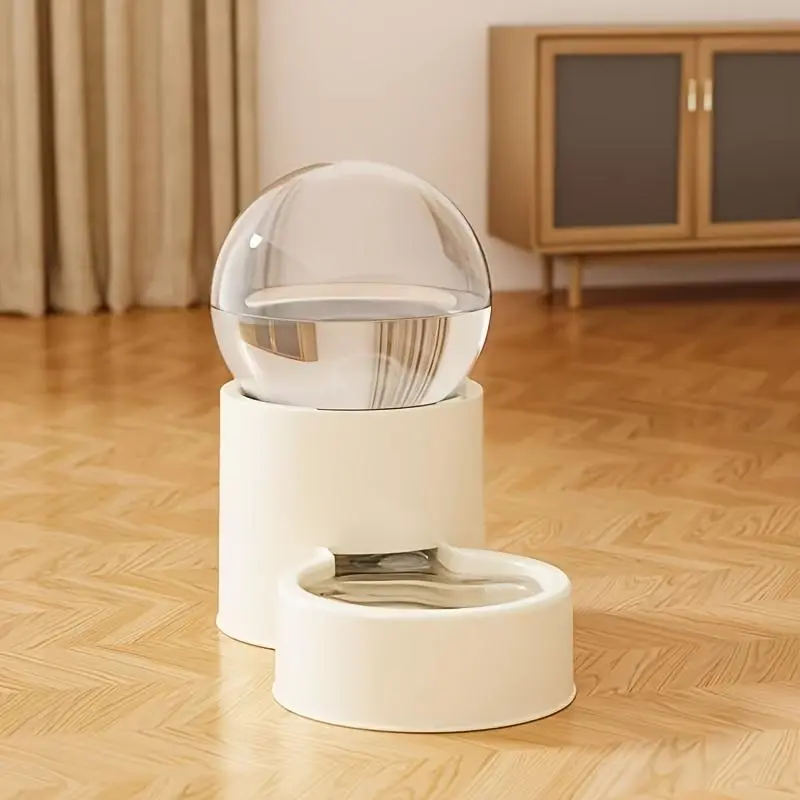 Large Capacity Automatic Water Dispenser for Rabbits - Durable ABS Plastic, Transparent Visibility, Battery-Free Water Bowl (Small Animal Pet Feeding Supplies), Transparent And Visible