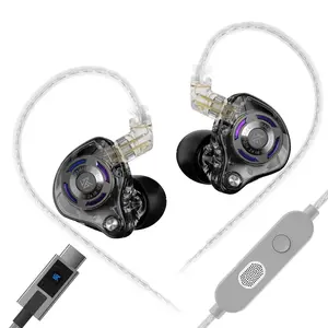 KZ Gale Type-C Wired Earbuds with Mic – Pro Gaming Sound, Noise Isolation, Gaming Headphone with DSP & 4 EQ Modes