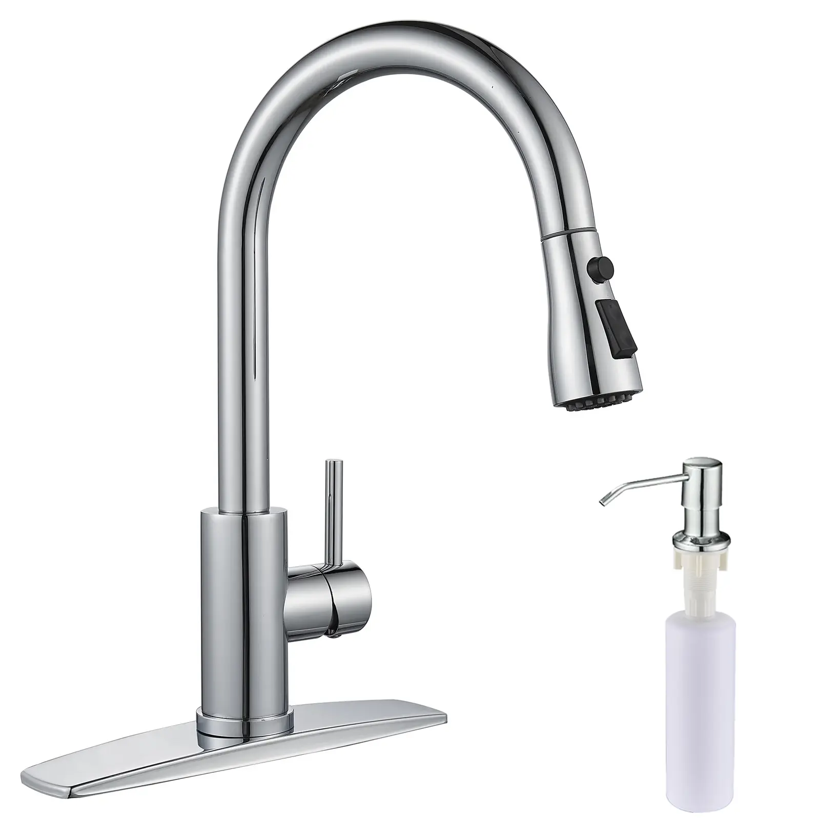 Chrome(with soap dispenser)