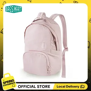 BAGSMART Zoraesque 13 Inch Compact Backpack 11.5"x5.7"x 15.5" Water Resistant 14L Featherlight for Women Travel & School TikTokShopJumpstartSale