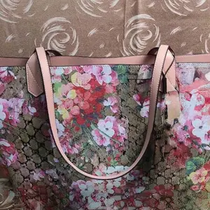 Classic/Pink Floral Reversible Tote