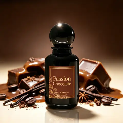 10K+Sold! Passion Chocolate Gourmand EDP Liquid Fragrance - 50ml (1.7 fl oz) Regular Edition, Long-Lasting Floral-Sweet Accord Scent with Vanilla, Dark Chocolate, Coffee & Caramel No