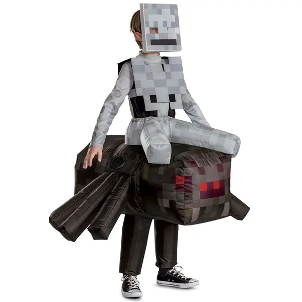 Kid's Deluxe Minecraft Spider Jockey Inflatable Costume