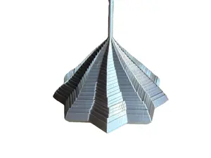 Kinetic Umbrella Fidget Toy - 3D Printed Collapsing Geometric Shutter Desk Toy, Cascading Star Pyramid, Stress Relief Gadget for ADHD/Anxiety, Unique Gift for Engineers