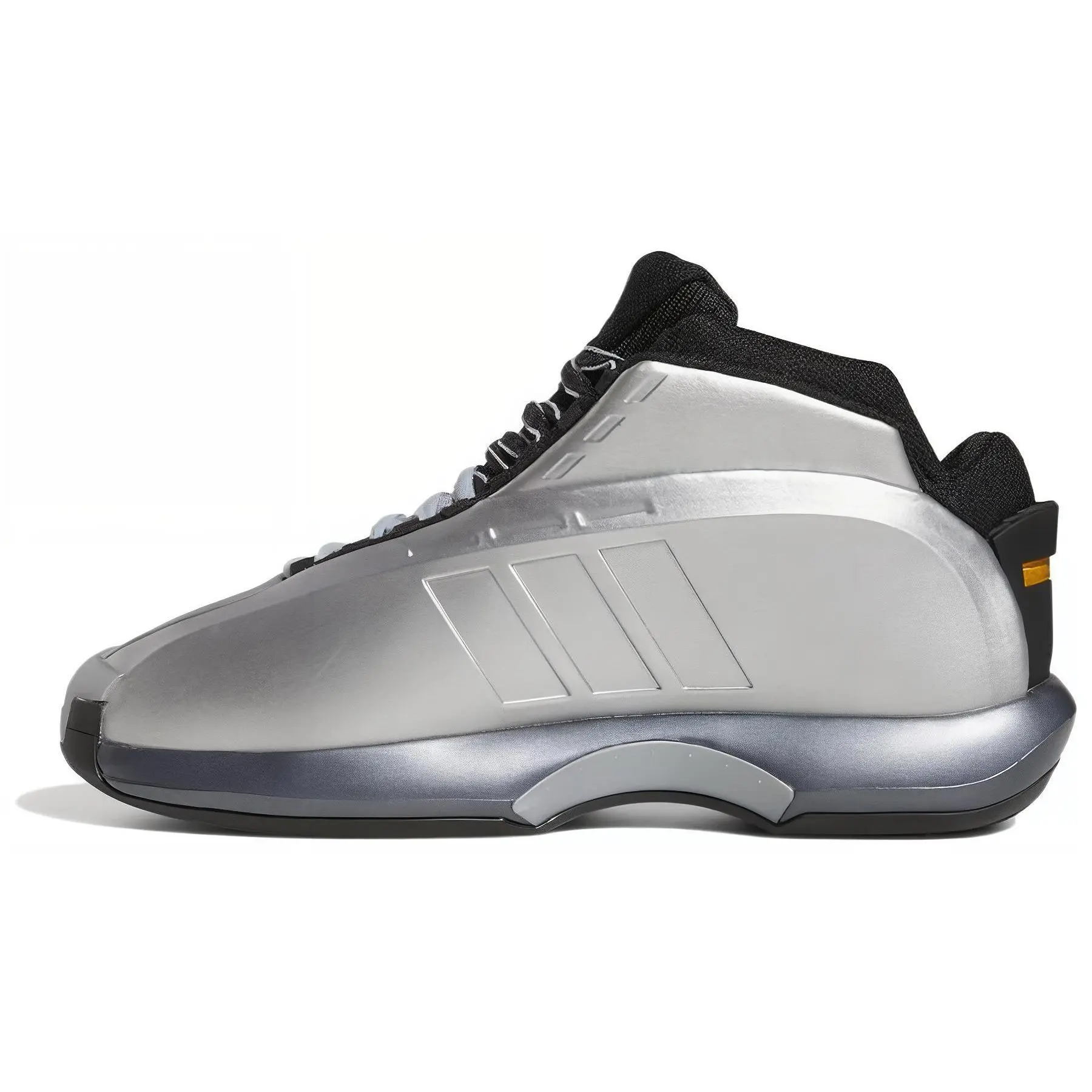 Adidas Crazy 1 Metallic Silver' 2022 Retro Cushioned Durable High Top Basketball Shoes Men's GY2410