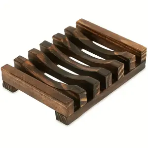 1pc Elegant soap box with self-draining function - Rectangular 1pc Elegant soap box with self-draining function - Rectangular