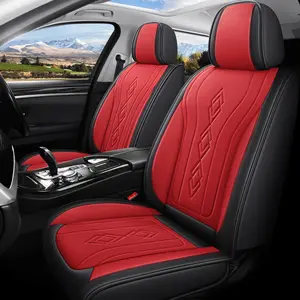 Premium Napa PU Leather Car Seat Cover Full Set with Storage Bag, Waterproof Full-Coverage Toyota Highlander Seat Covers, Universal Plush Winter Covers, Thicken Upgraded NAPA Leather Truck Seat Covers