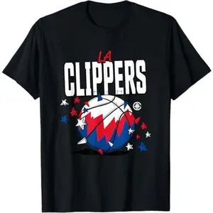 NBA Los Angeles Clippers Doodle Basketball Stars T-Shirt