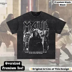 Darth Maul T-ShirtRetro Graphic Tee Phantom Menace ShirtClone Shirt Dark Side Sith Shirt