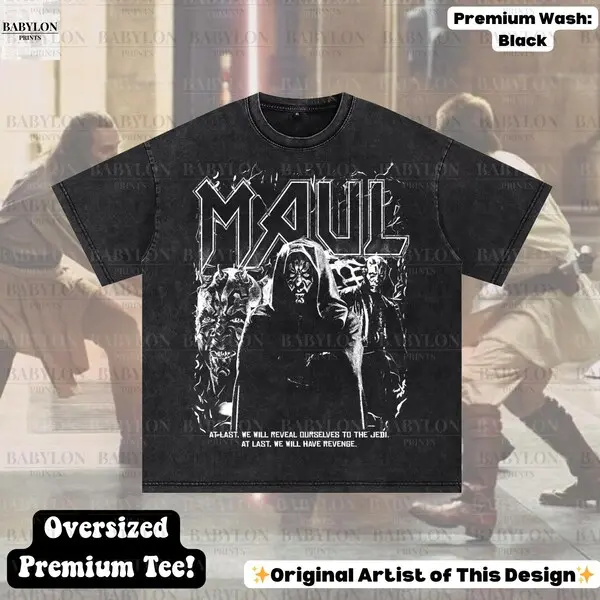 Darth Maul T-ShirtRetro Graphic Tee Phantom Menace ShirtClone Shirt Dark Side Sith Shirt