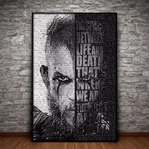 Ragnar Lothbrok: The Viking Spirit - Art Print - Wall Decor - Unique Design for Room Decor & Artistic Photography