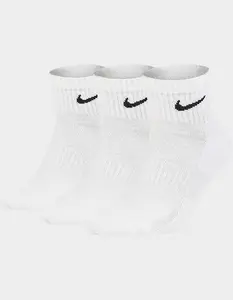 NIKE Everyday Cushioned 3 Pack Ankle Socks NIKE Everyday Cushioned 3 Pack Ankle Socks