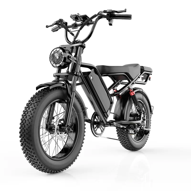 ewheels electric bicycle e-24 Duke (White/Black) while the large mechanical disc brakes deliver exceptional stopping power whenever and wherever its needed! MEGAWHEELS EB01 Electric Bike