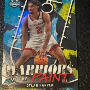 BASKETBALL - 2024-2025 Bowman Chrome U - Dylan Harper Warriors of the Paint WP-9 Rutgers sports  cards