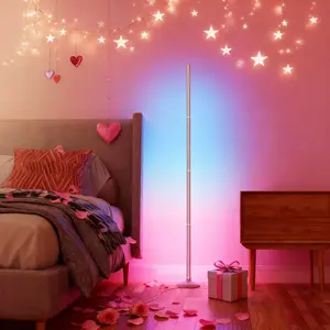 Daybetter New Floor Lamp, LED BGR-IC Smart Corner Light, Super Bright Standing Bedroom Floor Lamp With APP And Remote Control, Music Synchronization and 16 Million Colors, Home Decoration Environment Lighting.