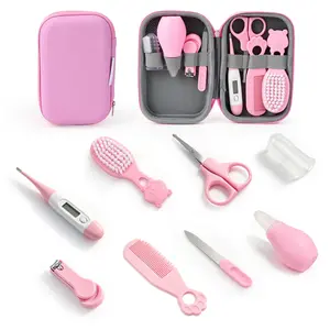 Multifunctional Baby Care Set, 8-in-1 Infant Care Set, includes a hairbrush, comb, and safety nail clippers—essential items for newborns and infants (ages 0–3)